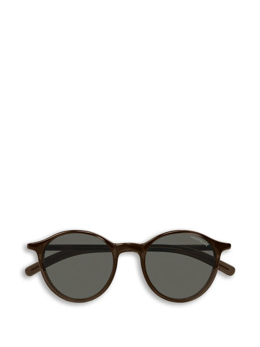Montblanc round-frame sunglasses - Marrone