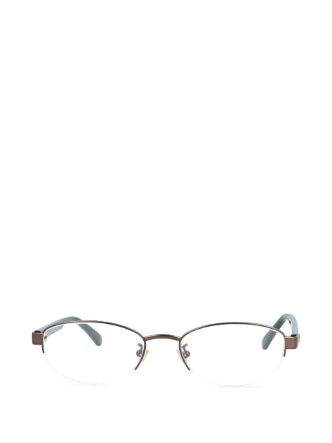 Gucci Eckige Halbrandbrille