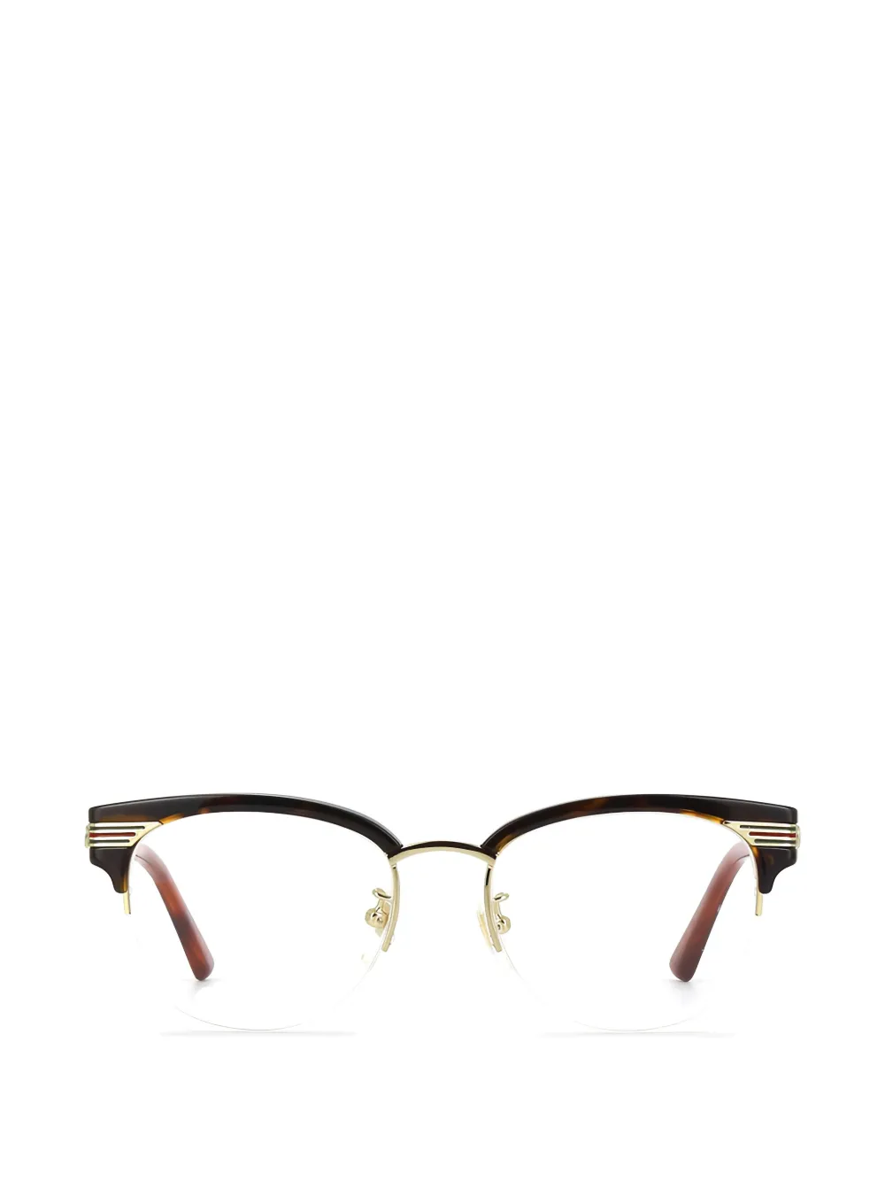 Gucci Eyewear square-frame glasses - Marrone