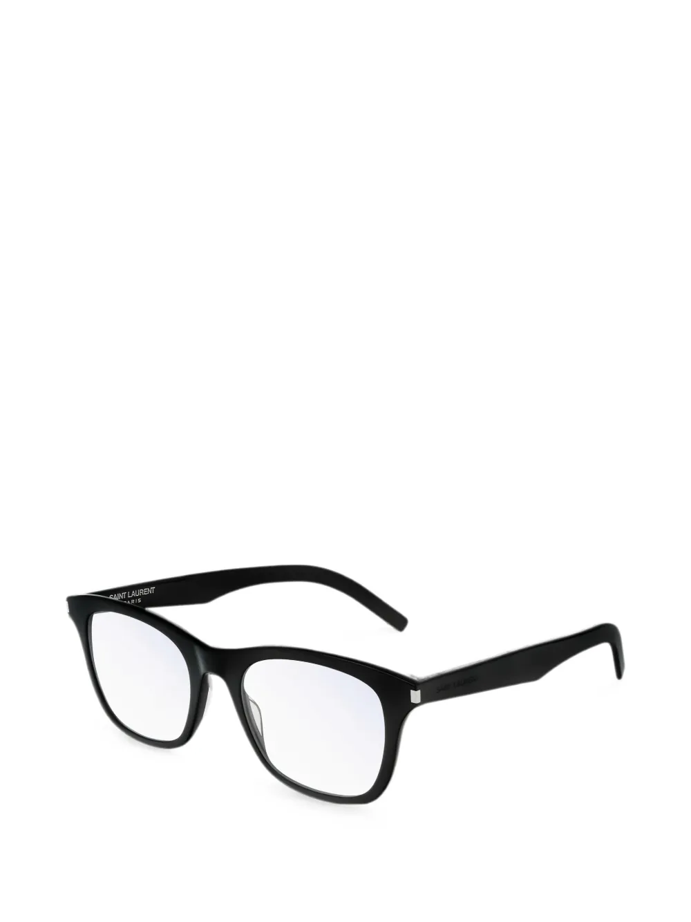 Saint Laurent Bril met vierkant montuur Zwart