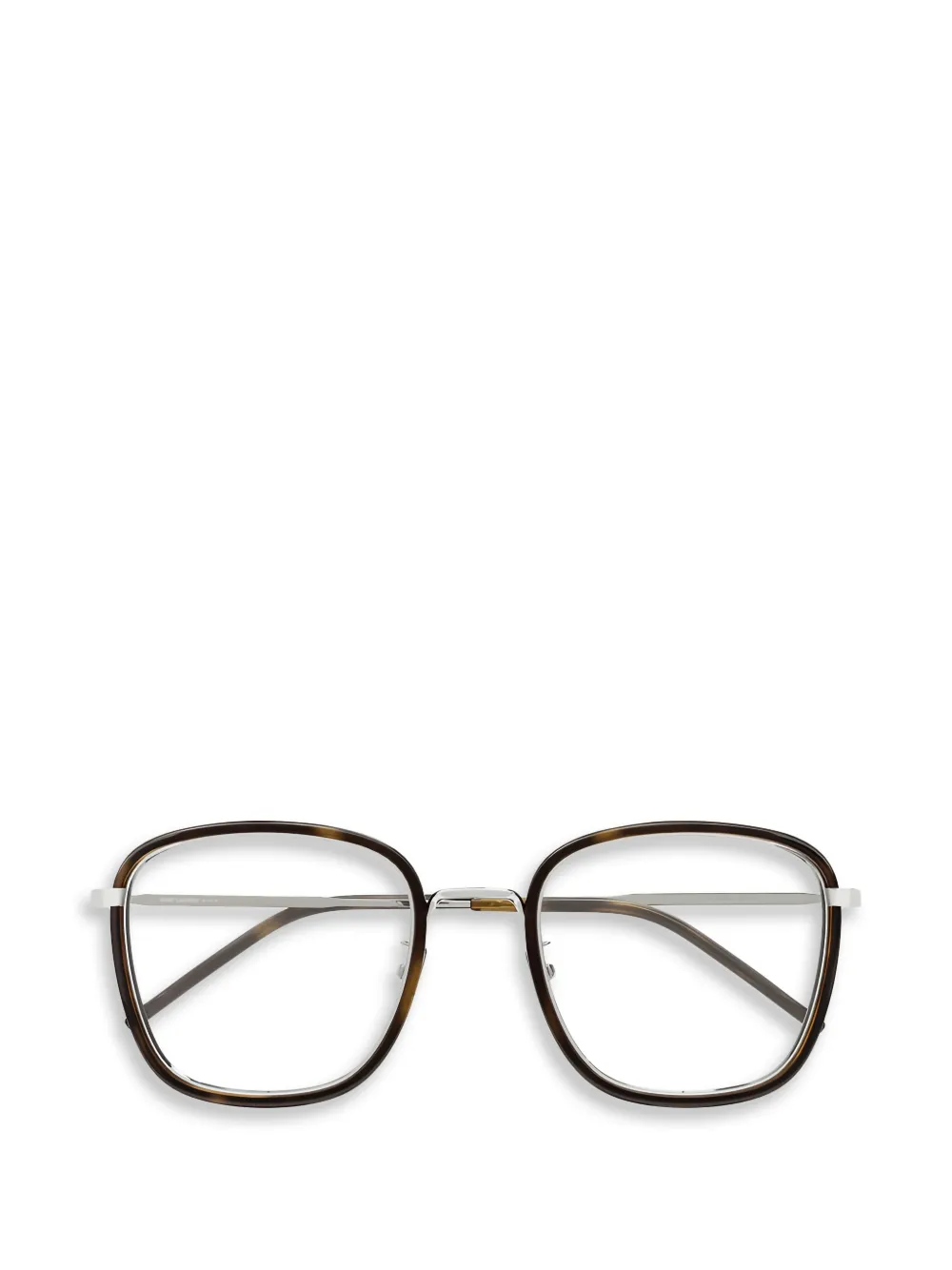 Saint Laurent Eyewear square-frame glasses - Marrone