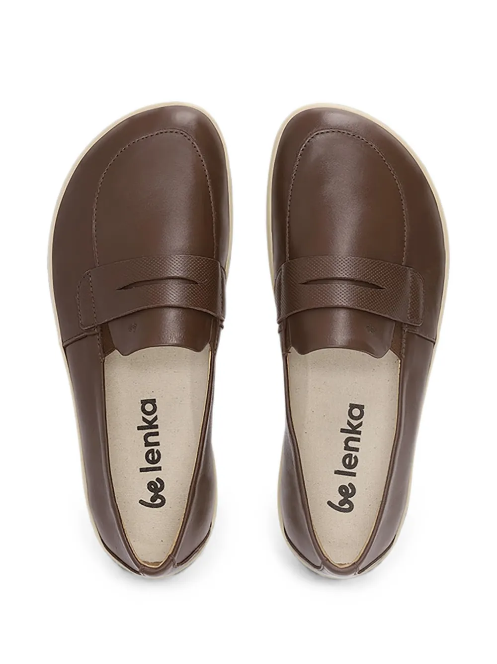 Be Lenka Buena leather slip-on sneakers Bruin