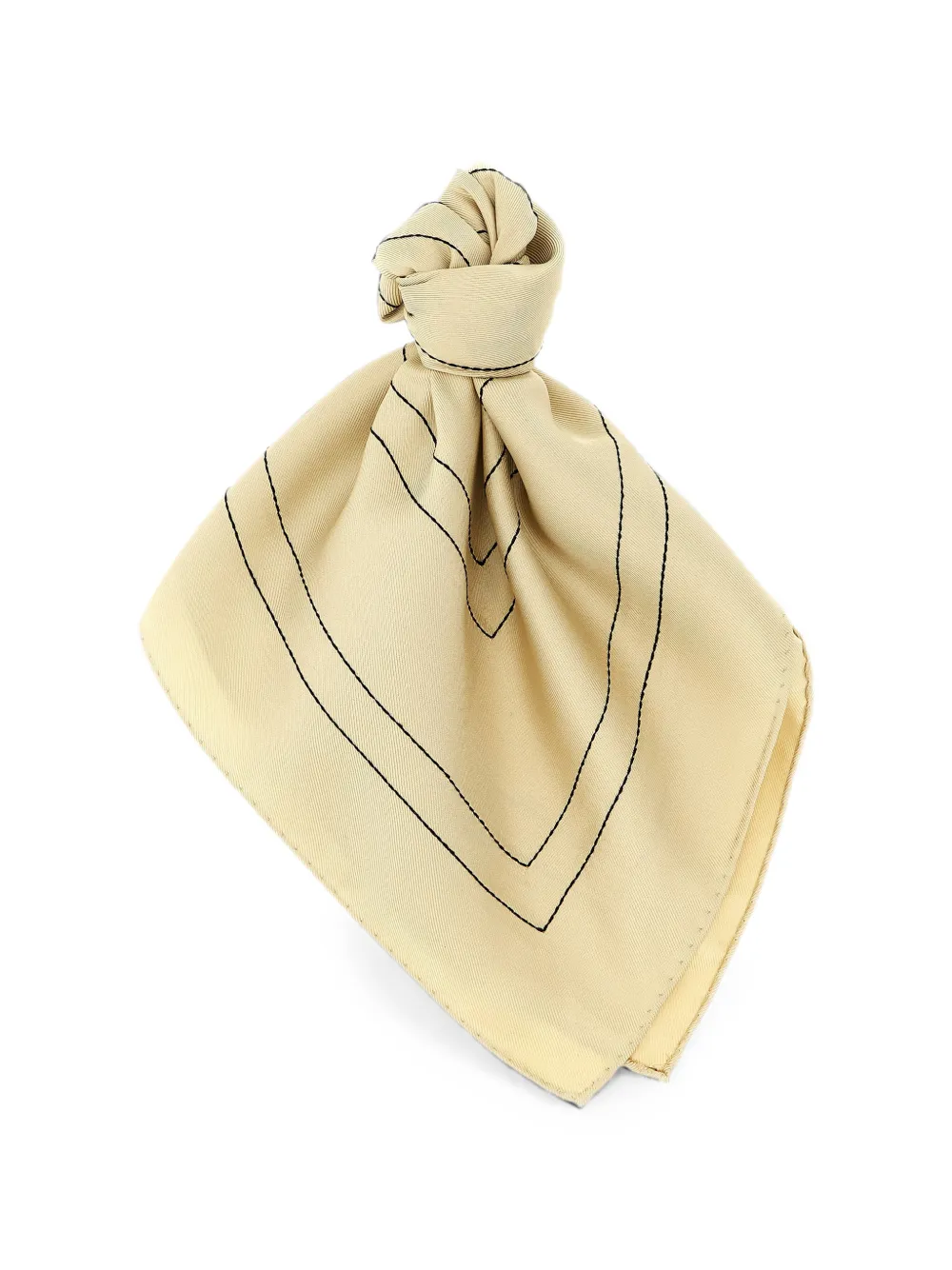 TOTEME logo-embroidered scarf - Toni neutri