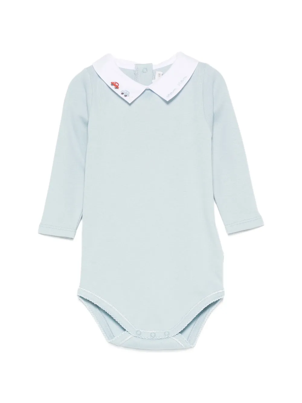 Bonpoint car-embroidered body - Blu
