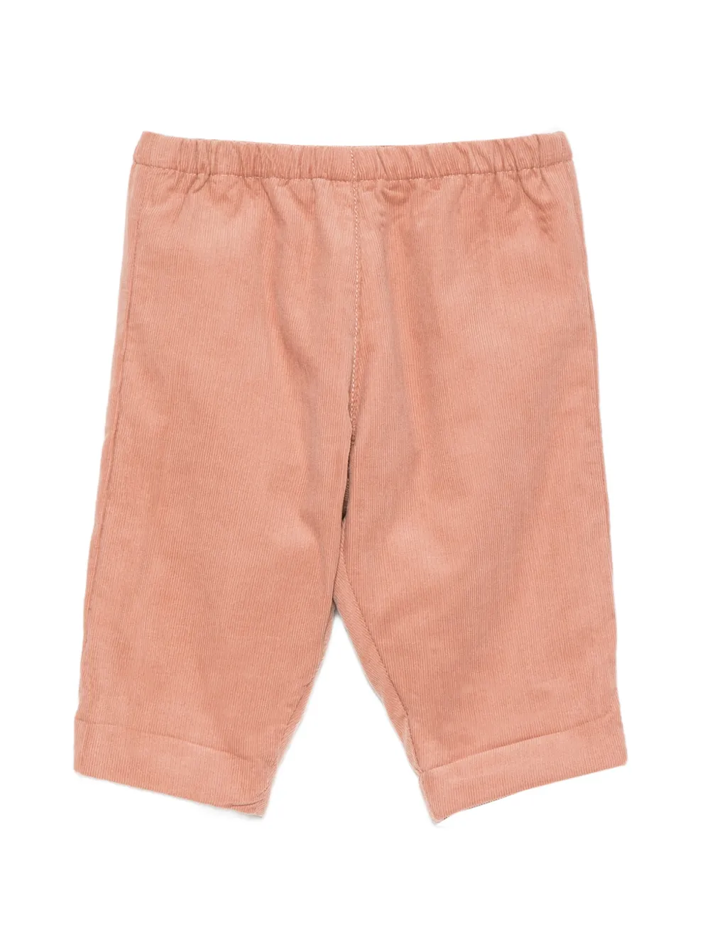 Bonpoint corduroy elasticated-waistband trousers - Rosa
