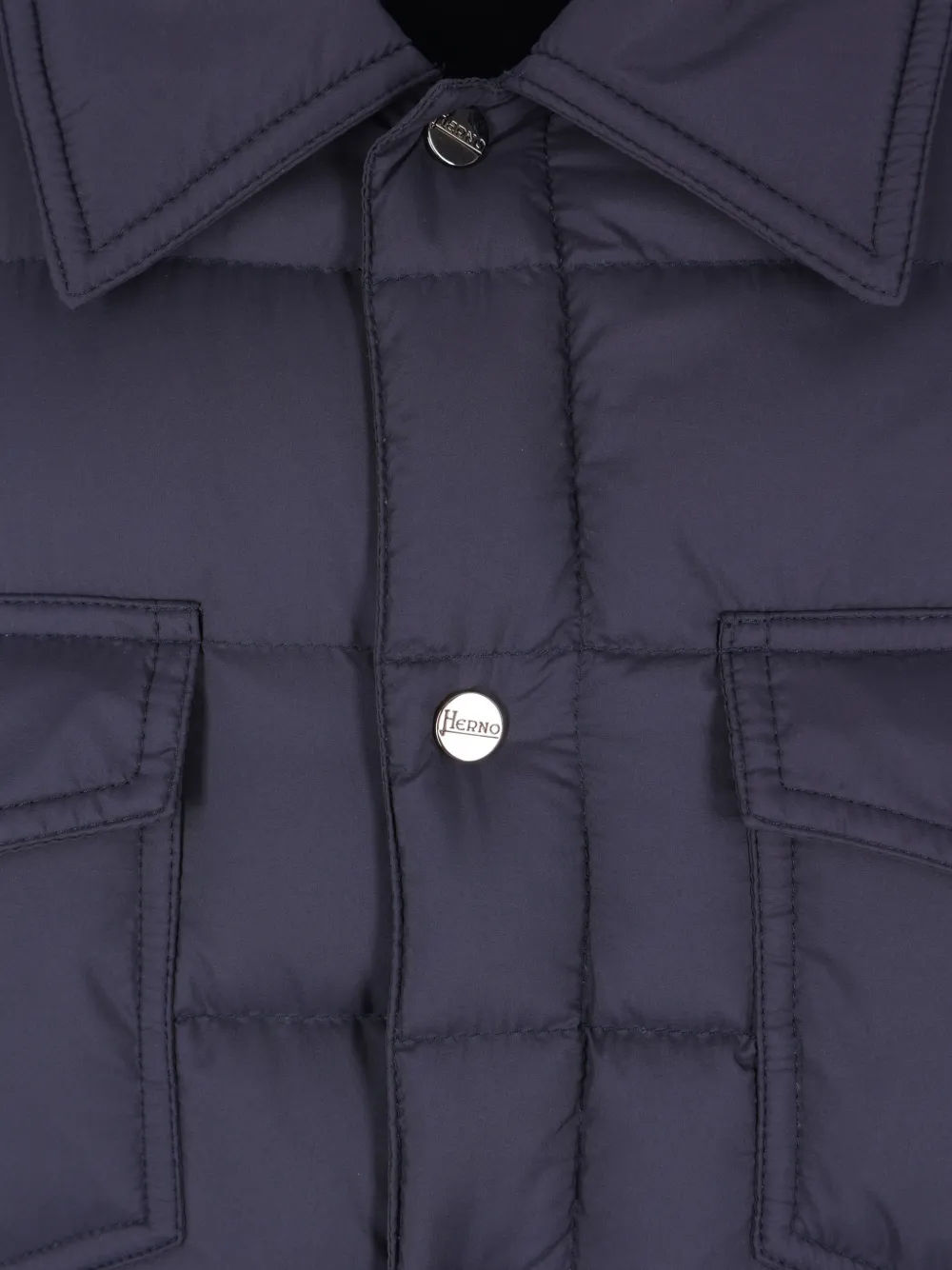 Herno Gewatteerd jack Blauw