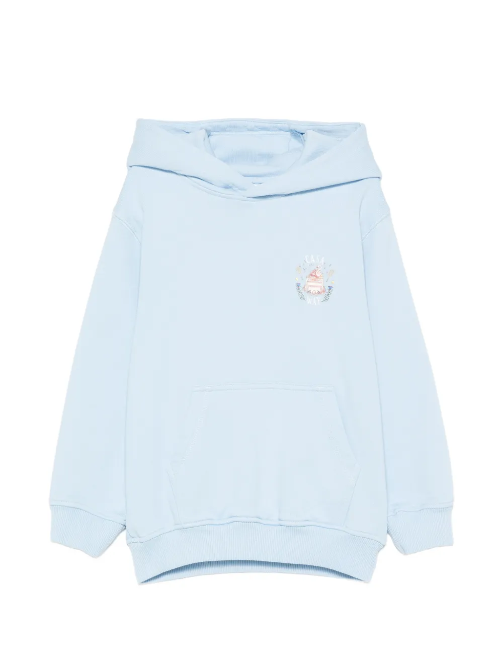 CASABLANCA KIDS graphic-print hoodie - Blu