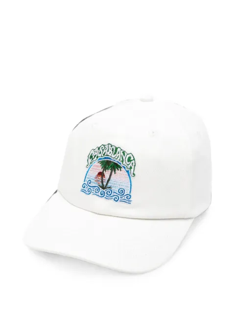 CASABLANCA KIDS embroidered-logo baseball cap