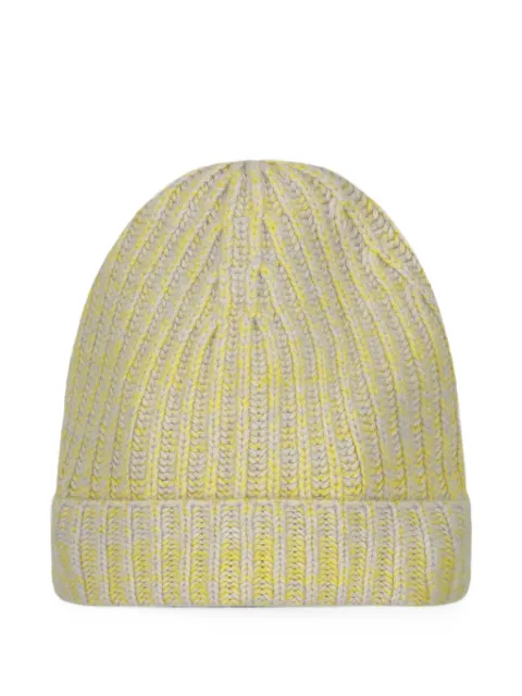 Malo ribbed-knit cashmere beanie hat