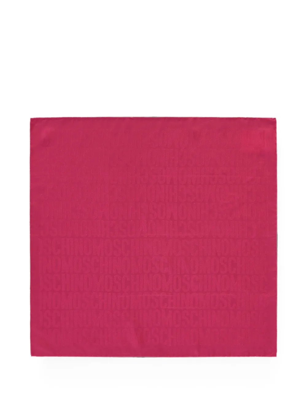 Moschino Sjaal met logo-jacquard Roze
