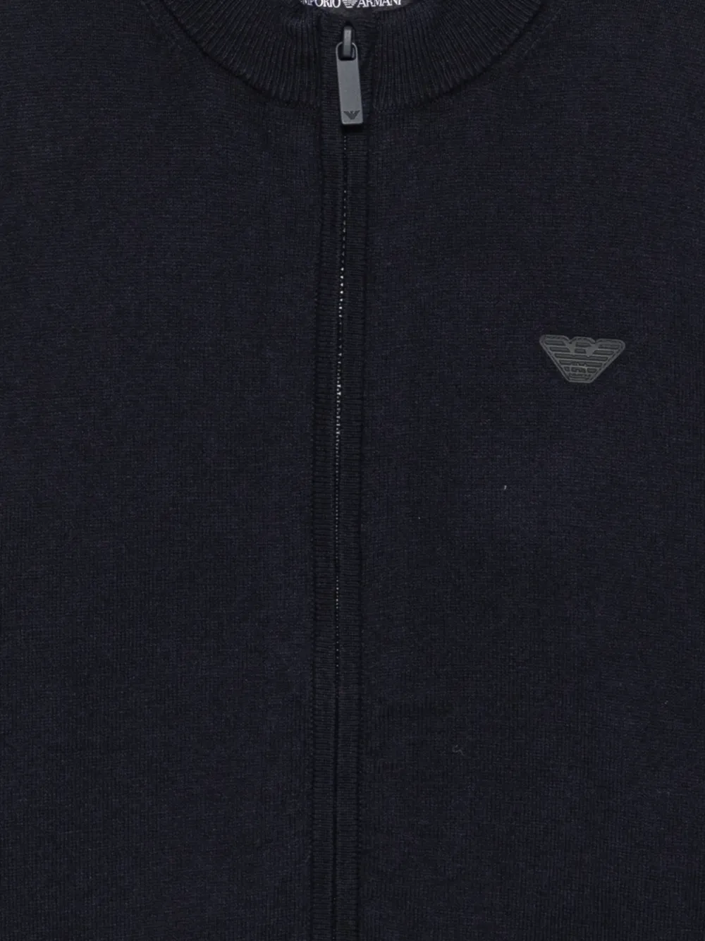 Emporio Armani Kids Vest met logopatch Blauw