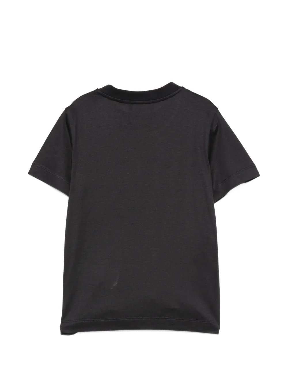 Emporio Armani Kids T-shirt met geborduurd logo Zwart