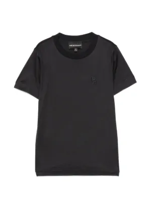 Moncler Enfant ロゴ Tシャツ | ブルー | FARFETCH JP