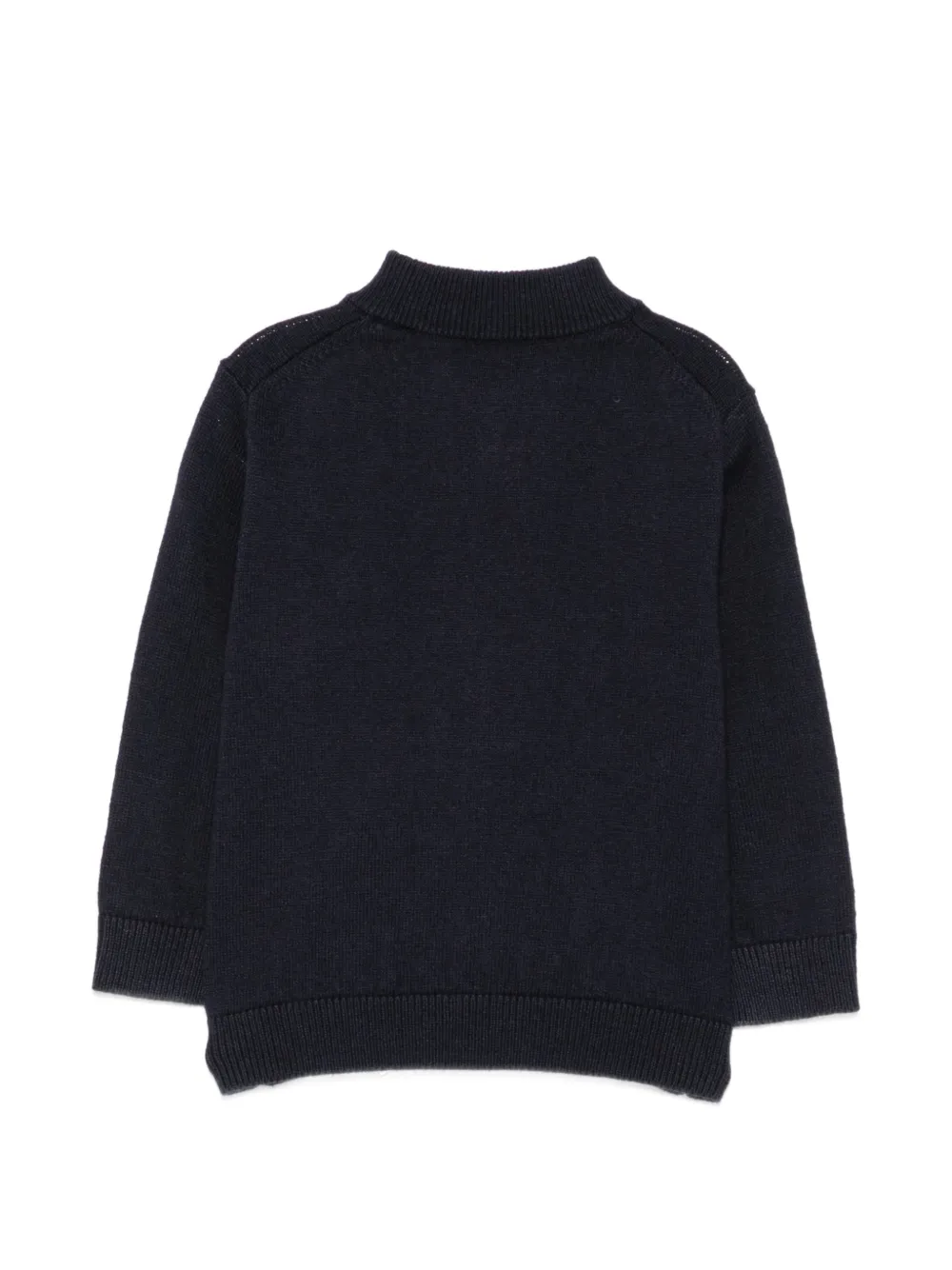 Emporio Armani Kids Vest met logopatch Blauw