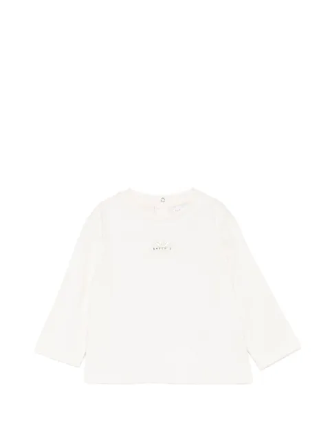 Emporio Armani Kids logo-embroidered long-sleeve T-shirt