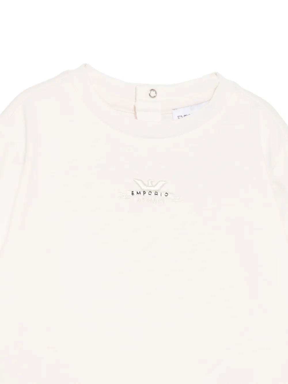 Emporio Armani Kids T-shirt met lange mouwen Beige