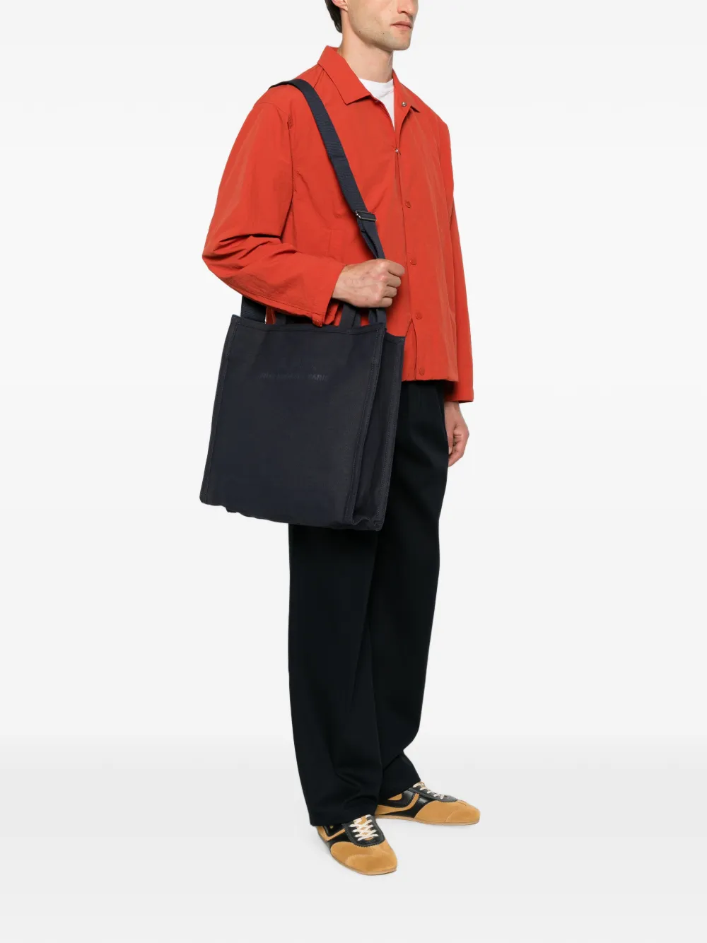 A.P.C. Shopper met logoprint Beige