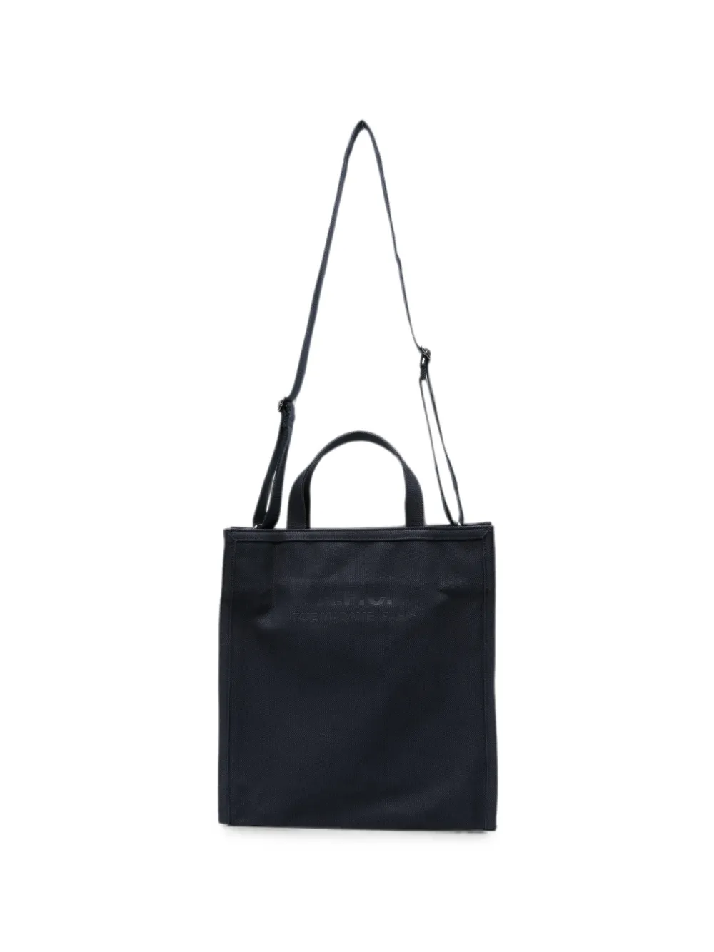 A.P.C. logo-print tote bag - Toni neutri