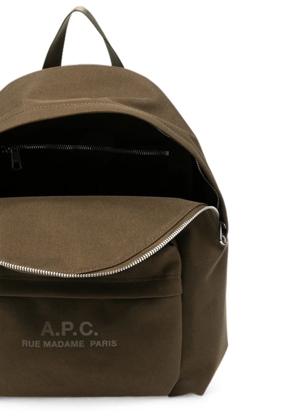 A.P.C. Rugzak met logoprint Groen