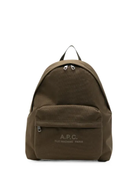 A.P.C. logo-print backpack