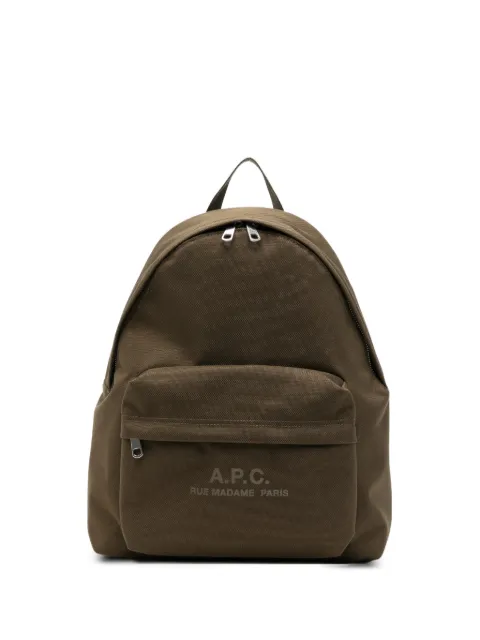 A.P.C. logo-print backpack