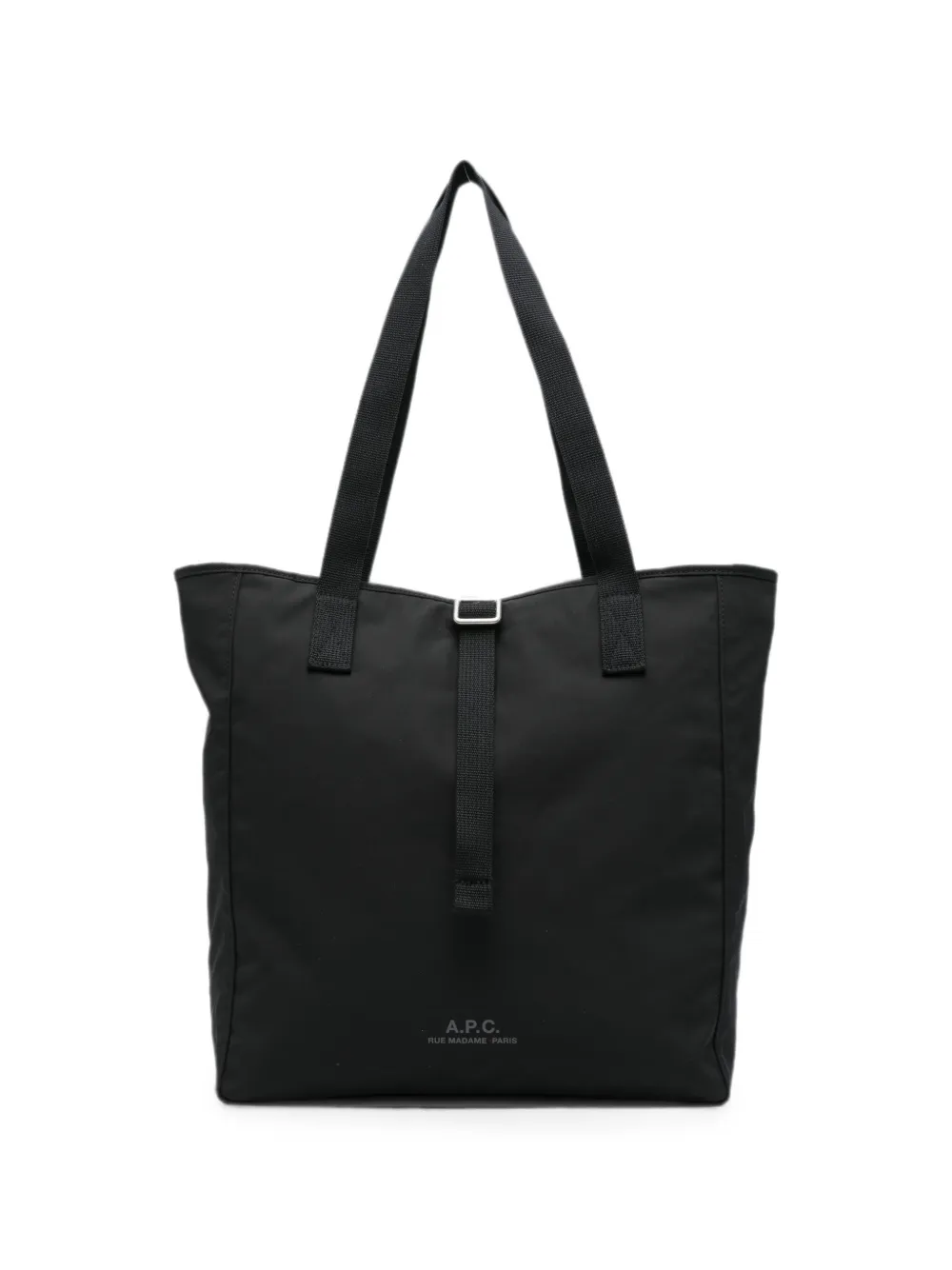 A.P.C. logo-print tote bag - Nero