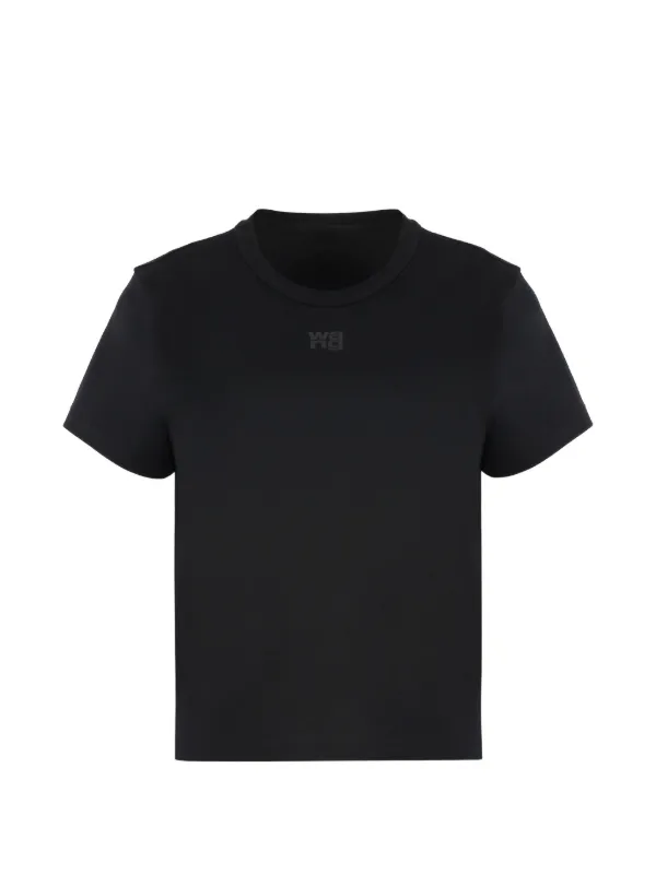 ALEXANDER WANG ロゴ Tシャツ Alexander Wang ロゴ Tシャツ | ブラック | FARFETCH JP