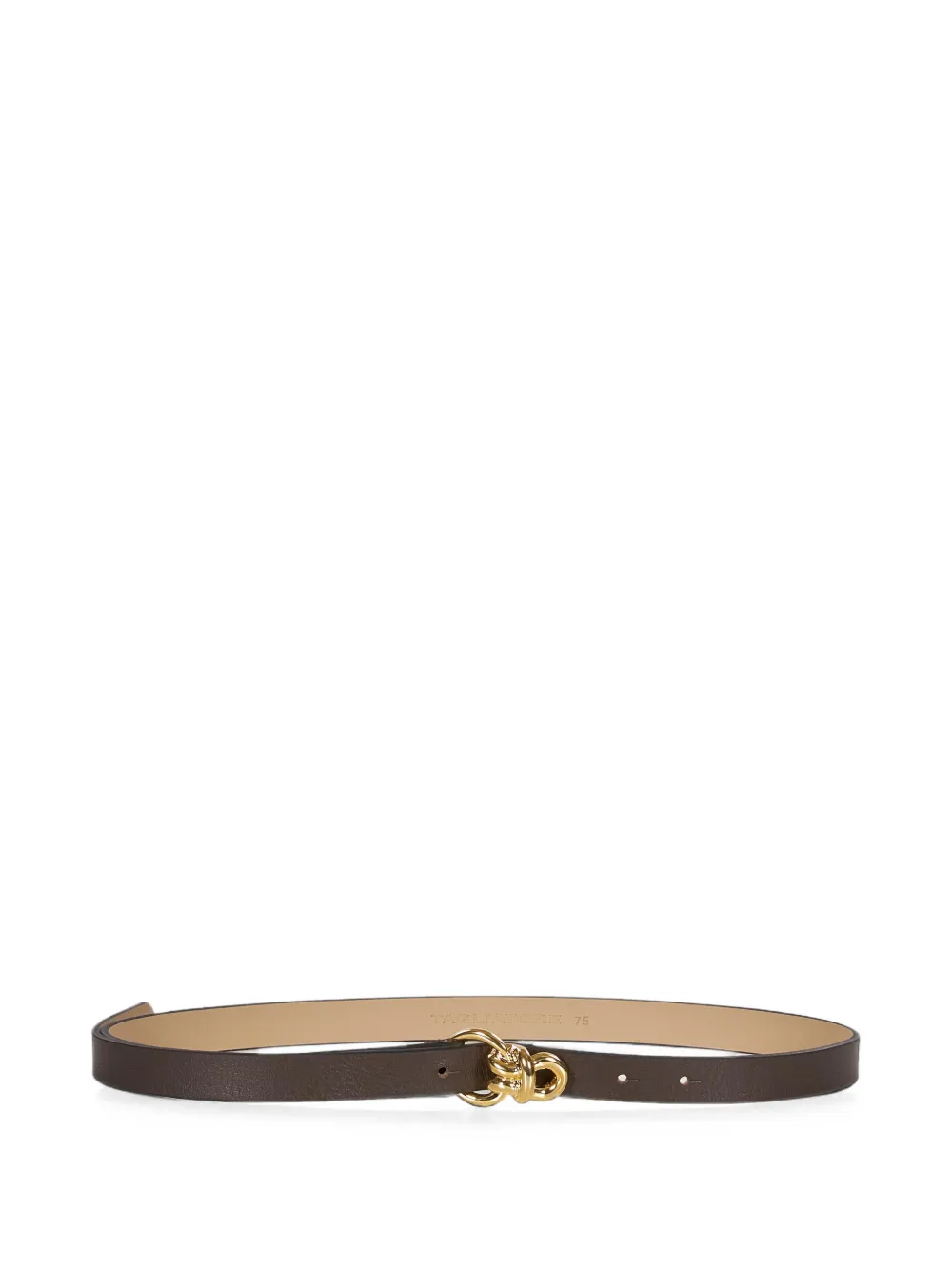 Tagliatore knot-detail leather belt - Marrone