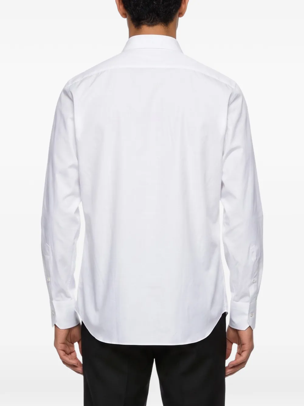 Zegna long-sleeve shirt Wit