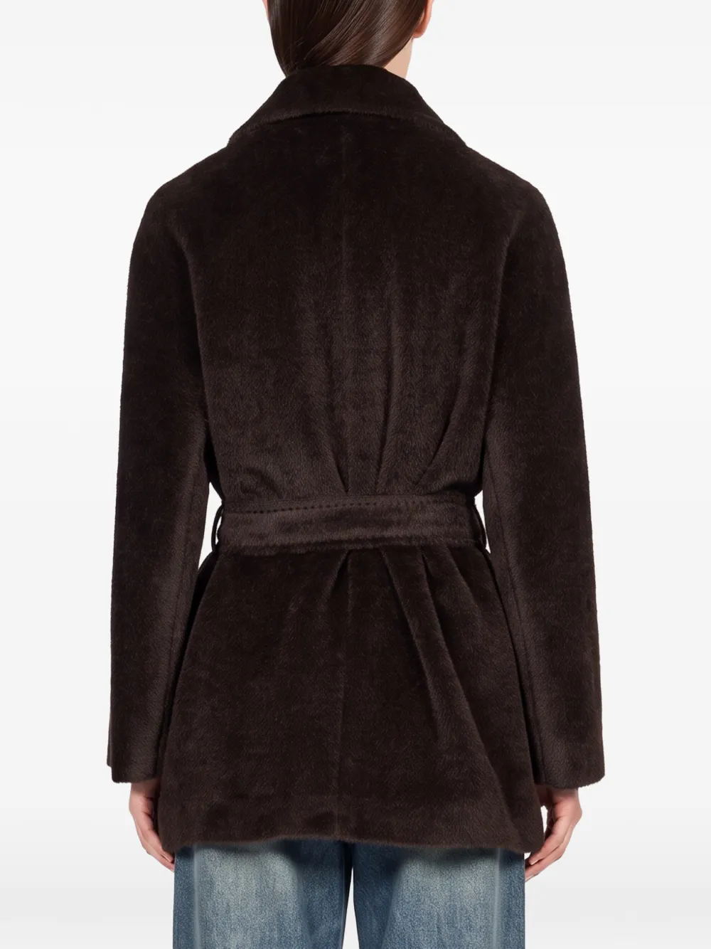 Tagliatore Denise belted coat Bruin
