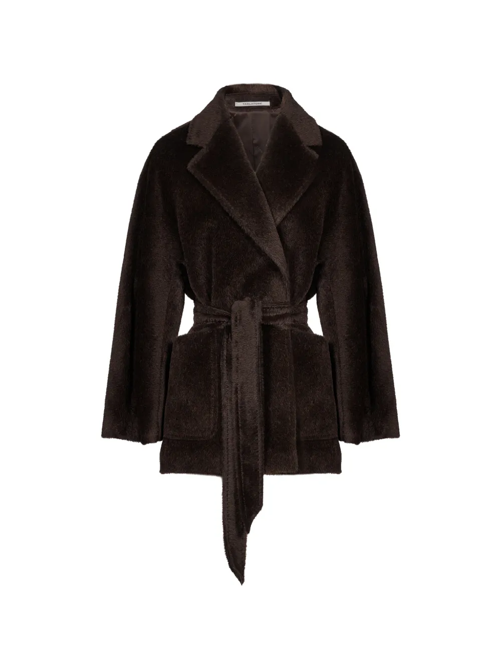 Tagliatore Denise belted coat Bruin