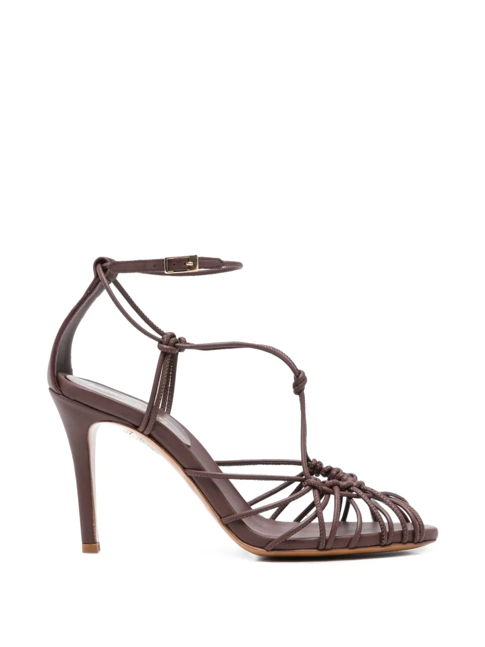 Forte Forte knotted buckle-fastening sandals - Marrone
