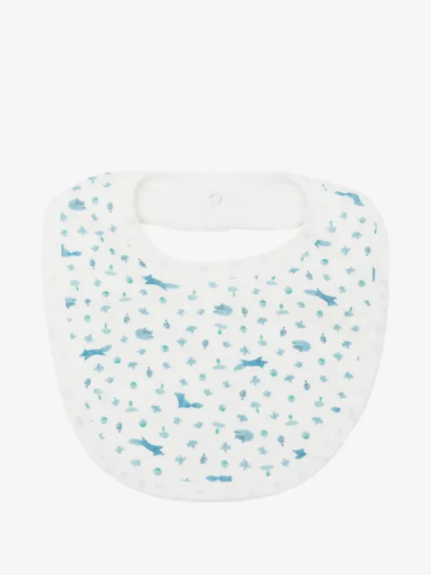 Petit Bateau graphic-print press-stud bib