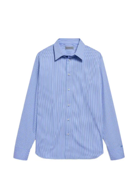 Balenciaga camisa manga larga con motivo de rayas