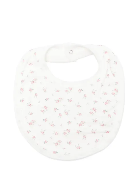 Petit Bateau floral-print bib