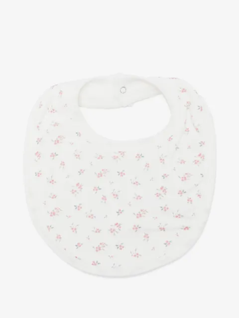 Petit Bateau floral-print bib