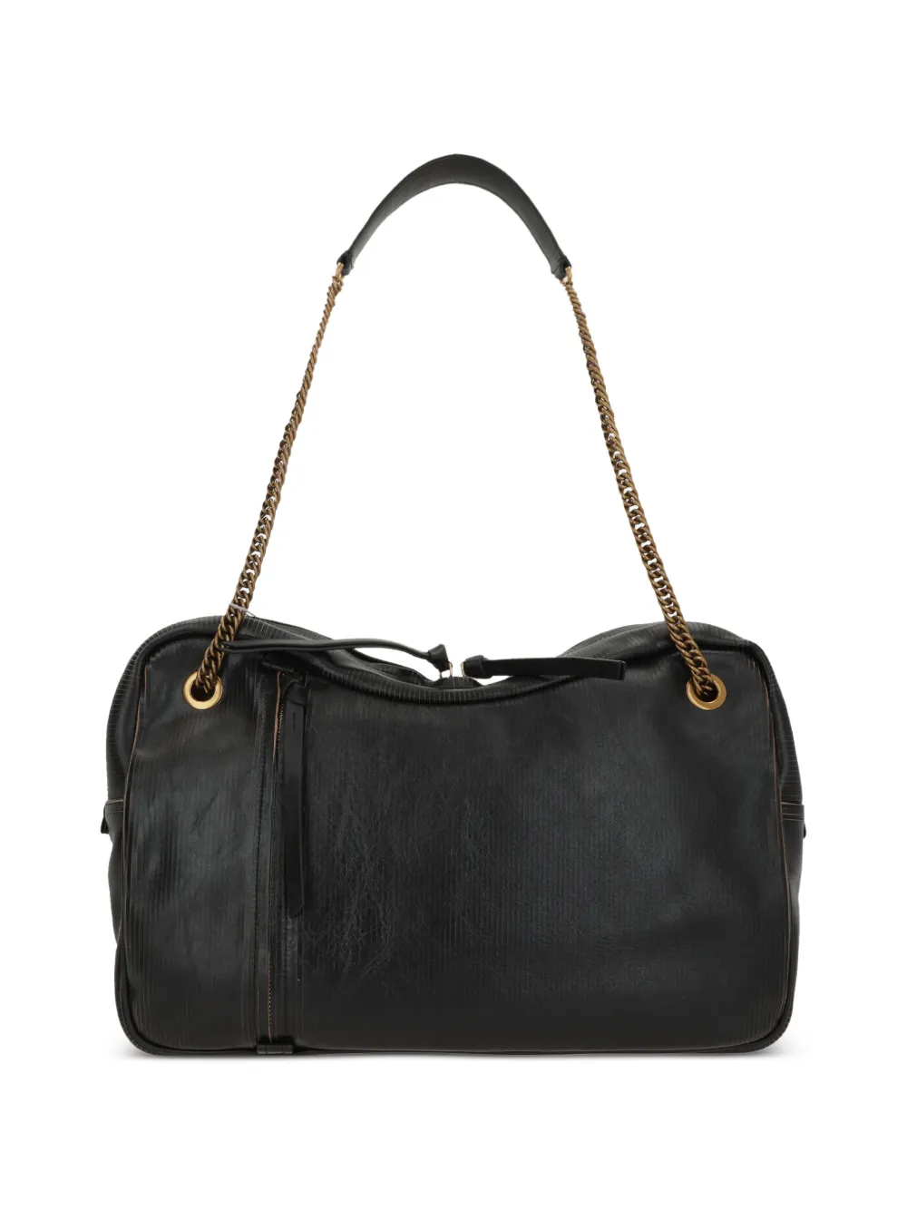 Vivienne Westwood Dolce ロゴプレート ショルダーバッグ L | ブラック