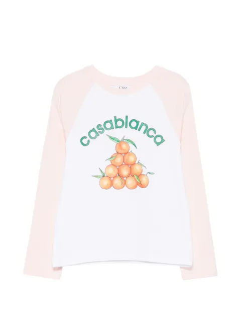 CASABLANCA KIDS playera con estampado gráfico