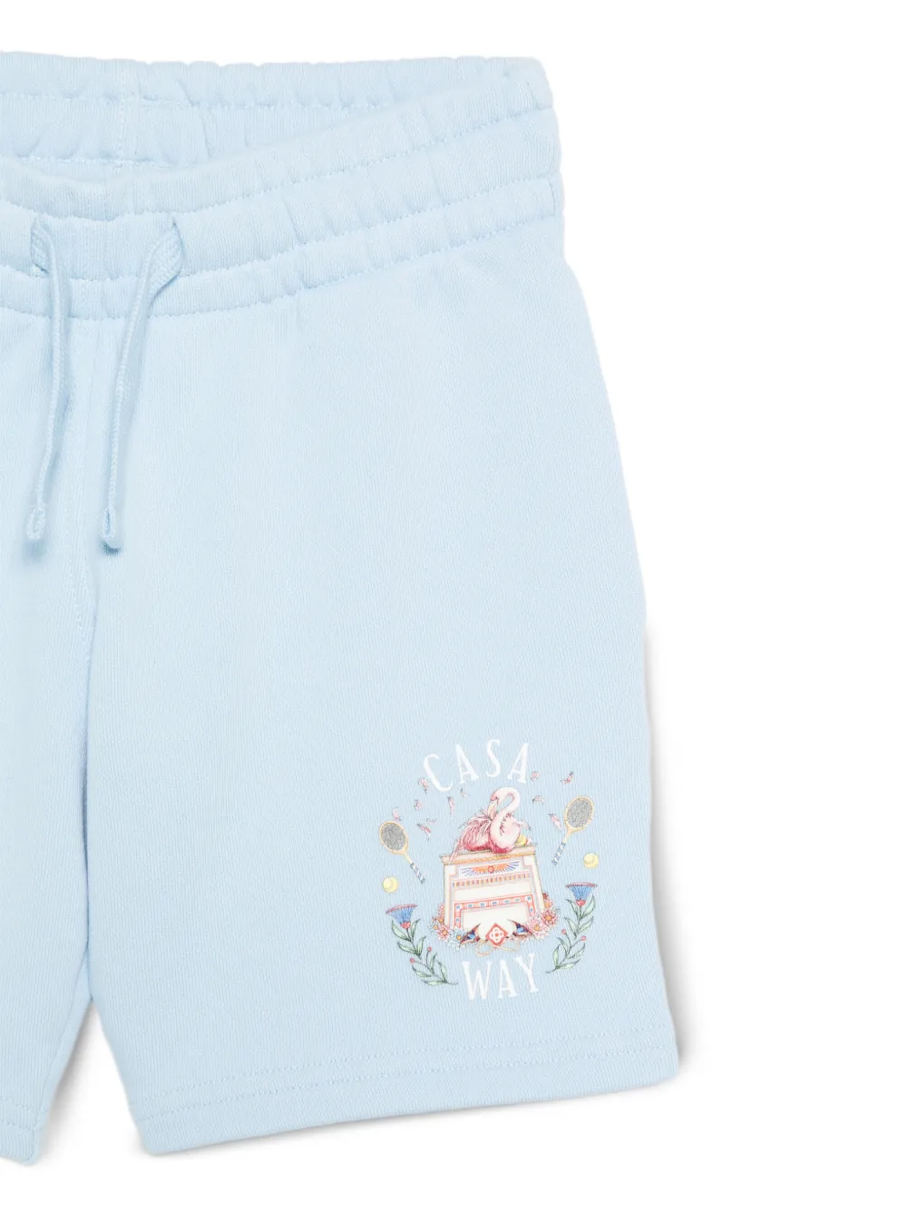 CASABLANCA KIDS Shorts met grafische print Blauw