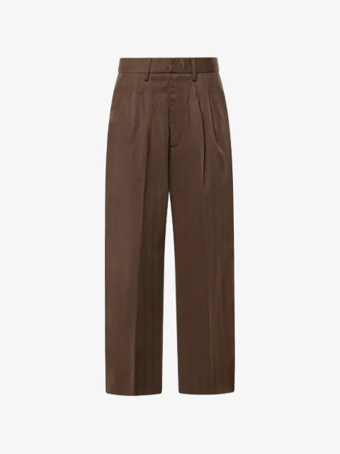 DONDUP pantalones con motivo de espiga