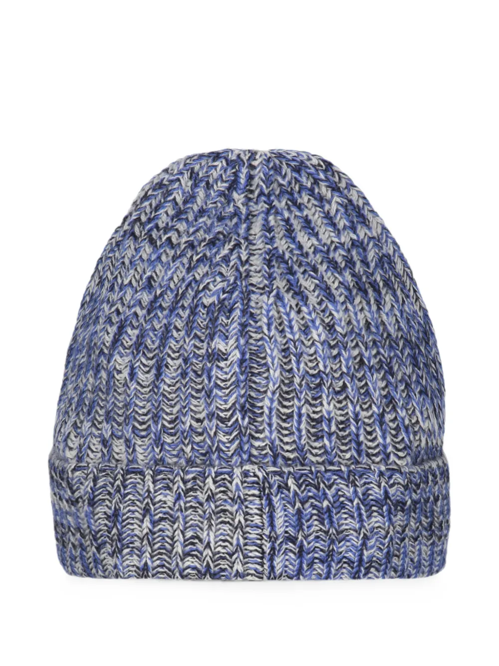 Malo Ribgebreide muts Blauw