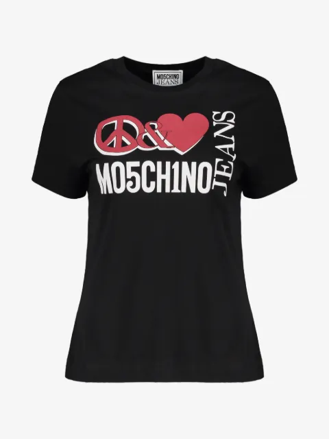 Moschino T-Shirt mit Logo-Print