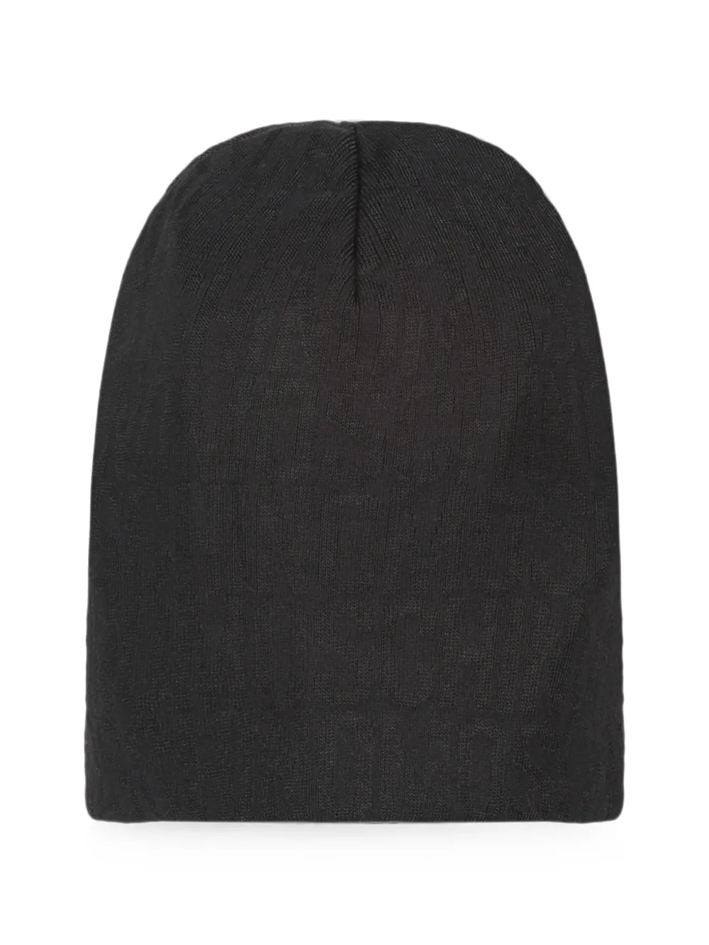 Moschino knitted beanie hat - Nero