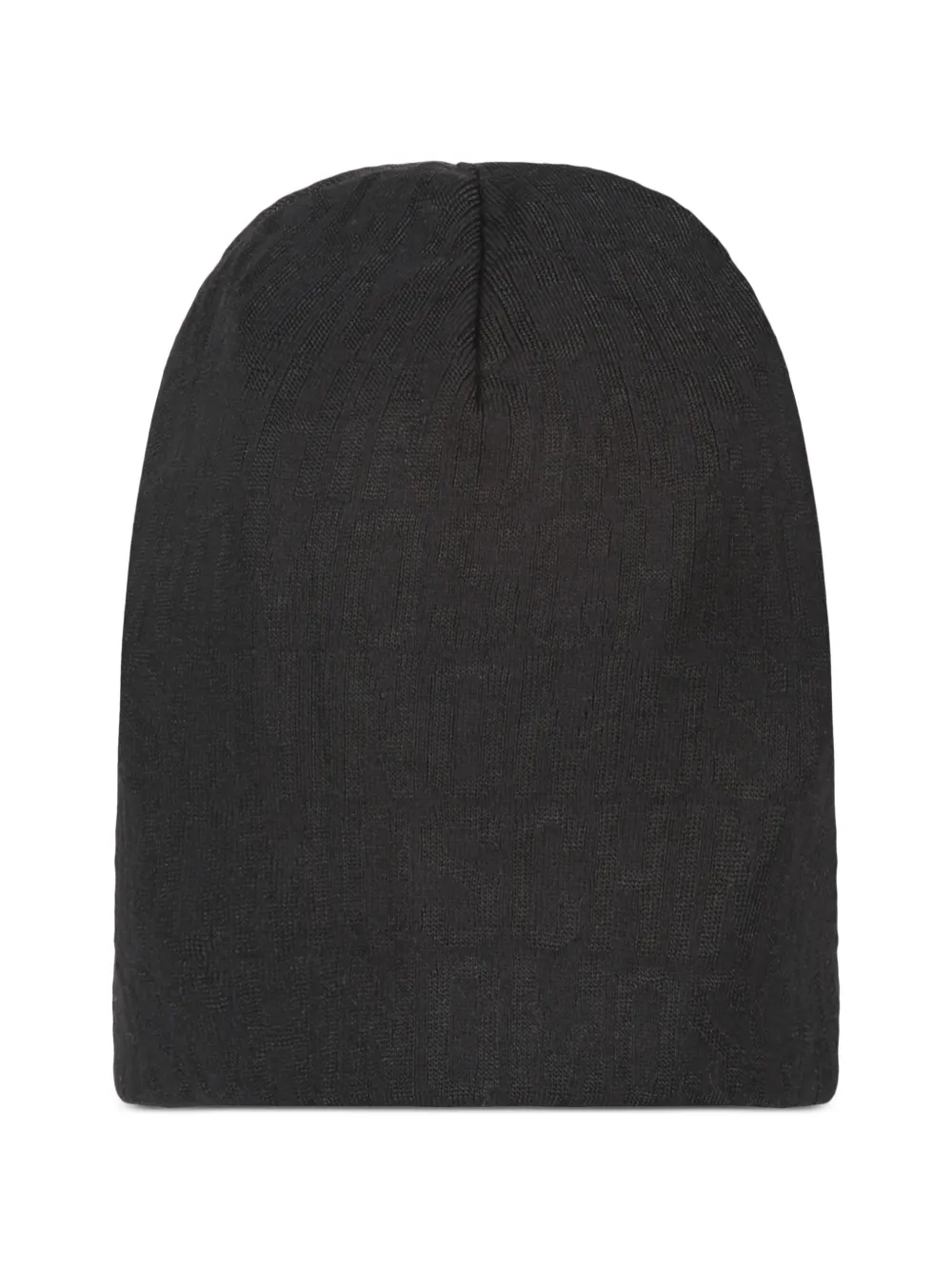 Moschino knitted beanie hat - Nero