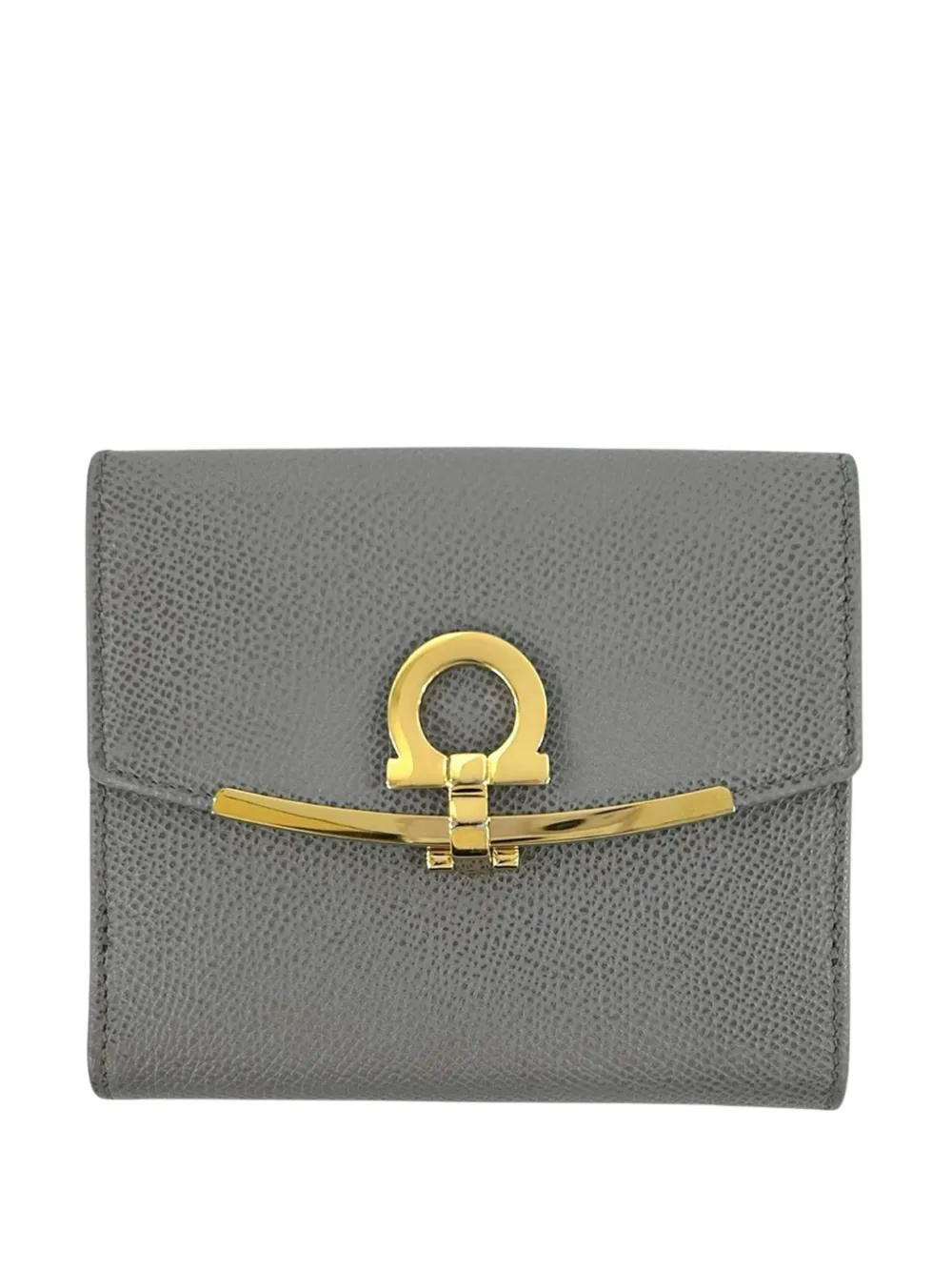 Ferragamo Pre-Owned Portafoglio Gancini French piccolo 2000-2026 - Grigio