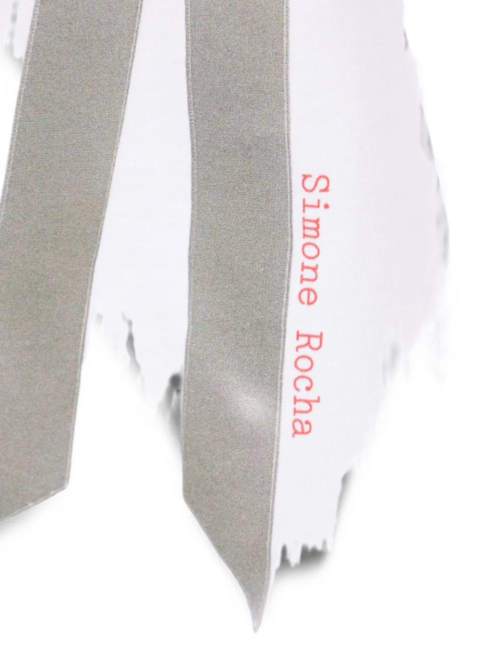 Simone Rocha Katoenen T-shirt met grafische print Wit