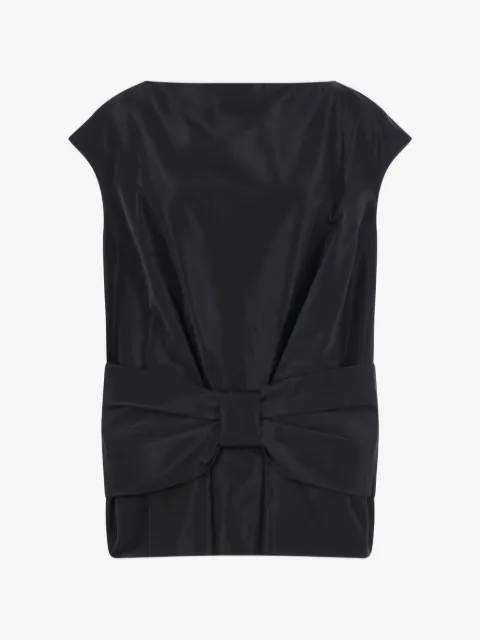Simone Rocha bow-detail peplum top