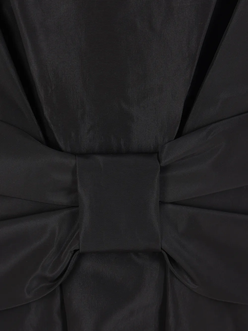 Simone Rocha Peplum top met strikdetail Zwart