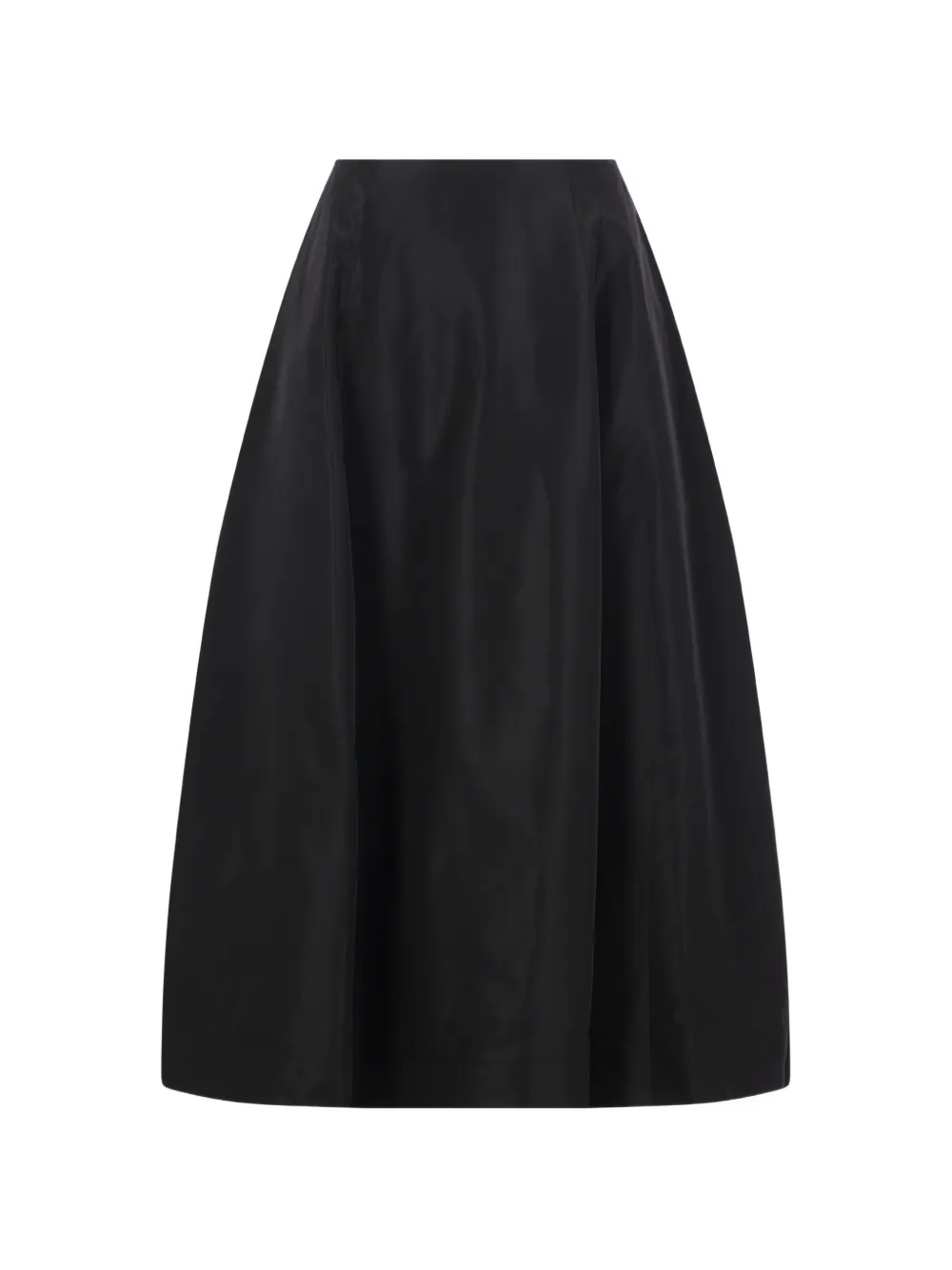 Simone Rocha taffeta circle midi skirt - Nero