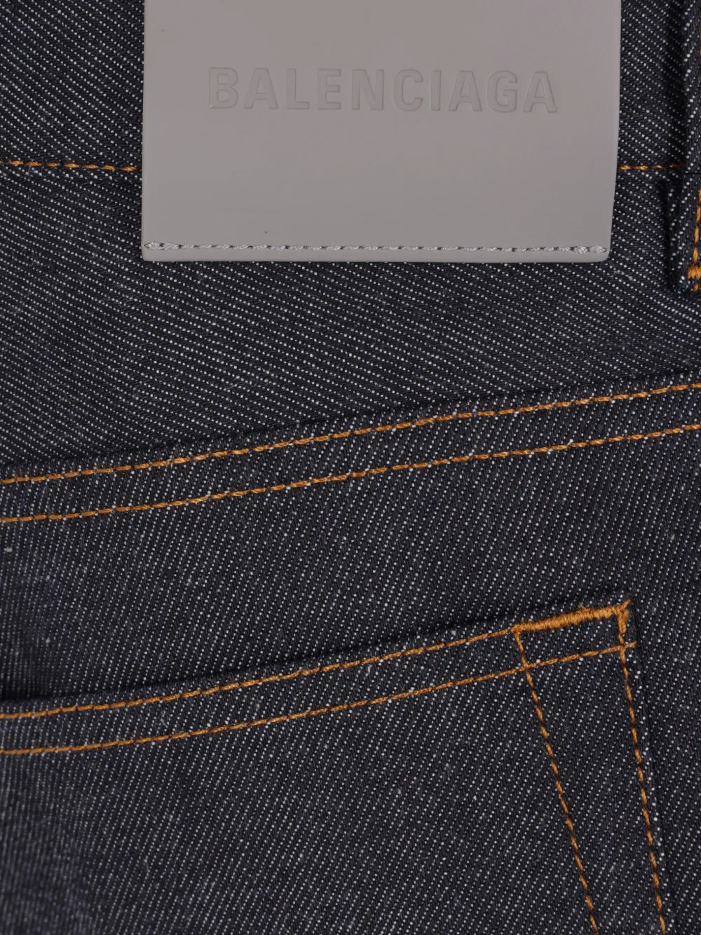 Balenciaga Jeans met riemlussen Blauw